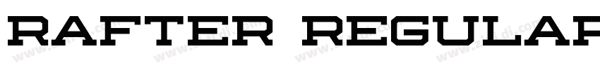 Rafter Regular字体转换